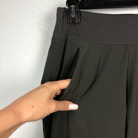 Athleta Soho Jogger Track Pants Dark Olive Grey 2 - Picture 4 of 8